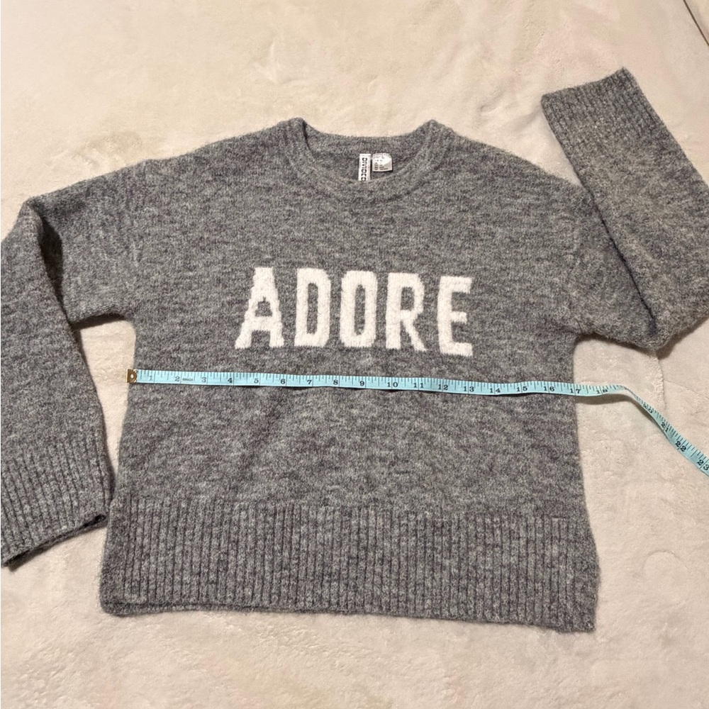 H&M Divided Gray Knit Sweater